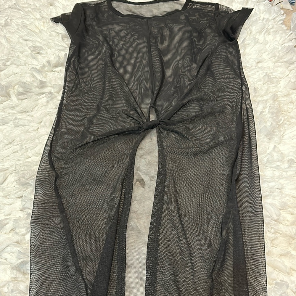 Black mesh strech
